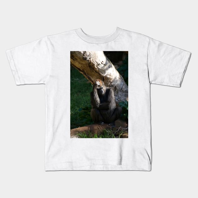Gorilla Despair Kids T-Shirt by GP1746